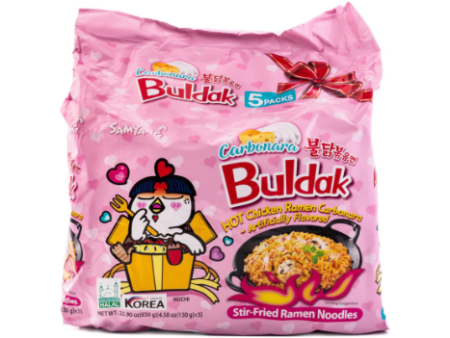 Buldak Cream Carbonara Ramen 5pk Discount