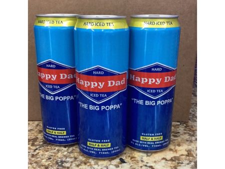 New Happy Dad half and half iced tea 24oz on Sale