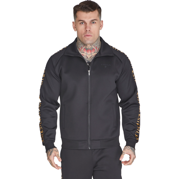 Full Zip Track Top Black on Sale