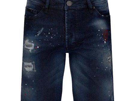 Solari Denim Short Blue Men - 30 on Sale