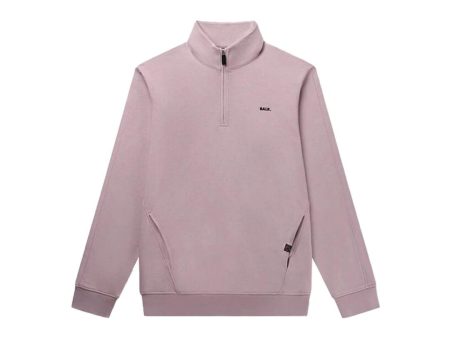 Brand Regular Fit Half Zip Burnished Lilac Online Hot Sale