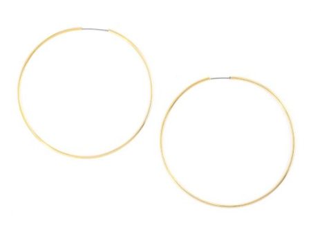 Zenzii Oh My! Statement Hoop Earrings Sale