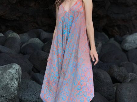 Gypsy Convertible Jumpsuit in Batik Peach Daisy For Discount