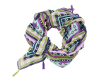 Sedona Squares Scarf - Purple Online Sale