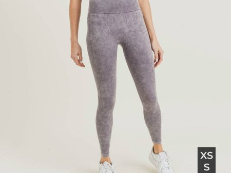 Mono B Wavelength Mineral Wash Seamless Highwaist Leggings Online Sale