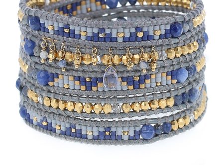 Chan Luu Soladite Delicate Charm Wrap Bracelet on Sale