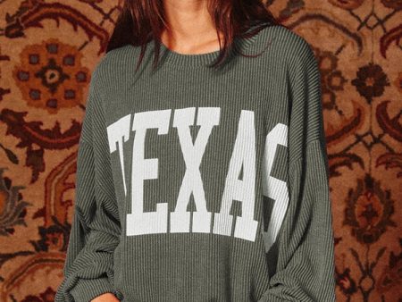 Bucketlist Texas Comfy Graphic Sweatshirt Discount