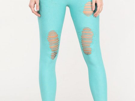 Mono B Distressed Seamless Highwaist Leggings Cheap