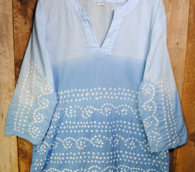 Bandhani Tunic Blue Online Hot Sale