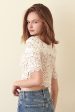 Storia Lace Crop Top For Cheap