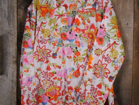 Cotton Tunic Top Bright Print on Sale