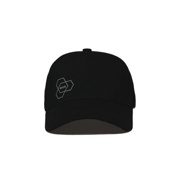 Athletic Cotton Cap Jet Black on Sale