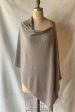 Dolma Cashmere Poncho Lotta Grey For Discount