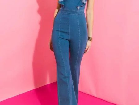 A Denim Jumpsuit For Cheap