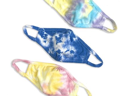 Eco-friendly Tie Dye Face Masks for Kids on Sale