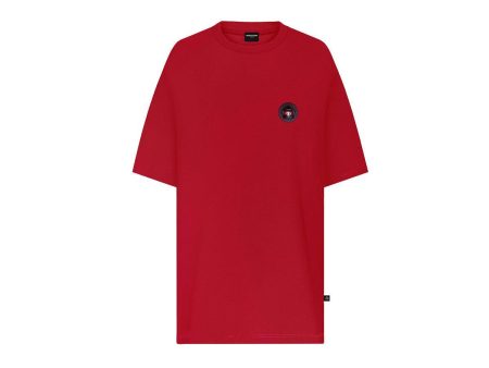 Bastian Red T-shirt Oversize Fashion