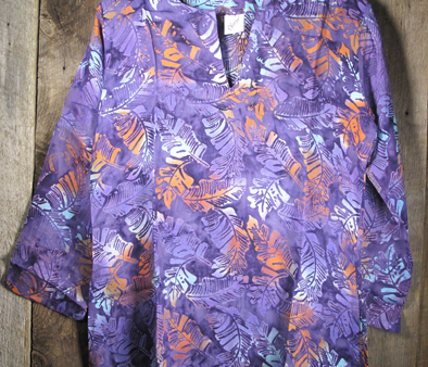 Batik Tunics Lush in Plum Discount