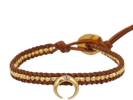 Chan Luu Gold Diamond Horn Bracelet Fashion