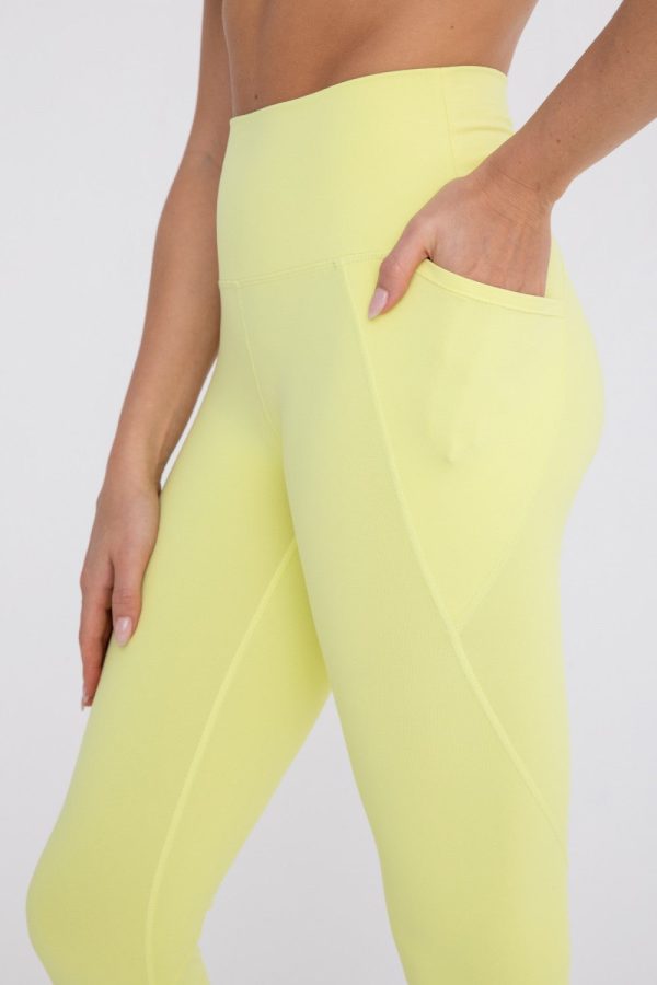 Mono B Tapered Band Essential Solid Highwaist Leggings Online