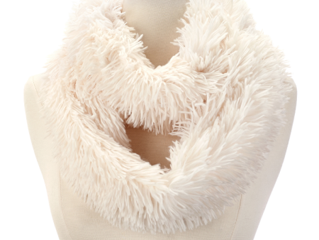 Fluffy Faux Fur Infinity Scarf Hot on Sale