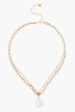 Chan Luu Champagne Pearl Mix Baroque Pendant Necklace For Cheap