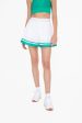 Stripe Pleated Tennis Skirt Discount