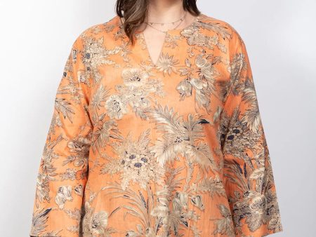 Dolma Esme Cotton Tunic Peach on Sale