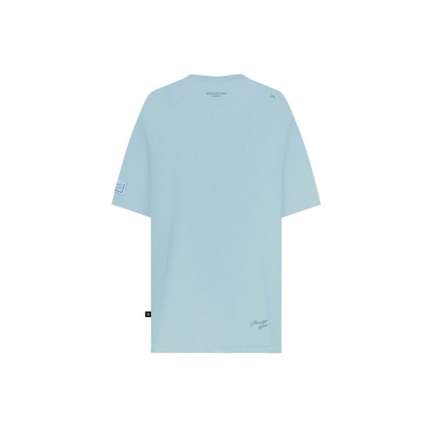 Moresto Blue T-shirt Oversize Cheap