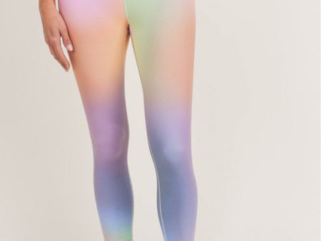 Mono B Rainbow Pastel Highwaist Leggings Online Sale