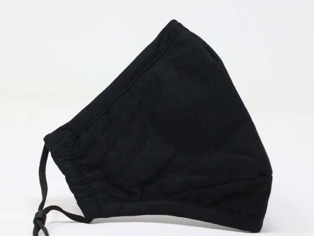 Luxury Cotton Face Mask Black For Discount