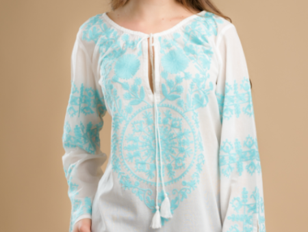 Daksha Embroidered Tunic Top Online now