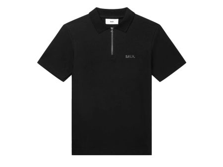 Q-Series Regular Fit Polo Shirt Jet Black Online Sale