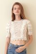 Storia Lace Crop Top For Cheap