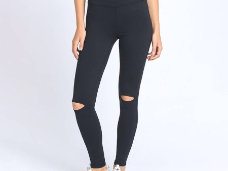 Mono B Knee Cut-Out Highwaist Leggings For Discount