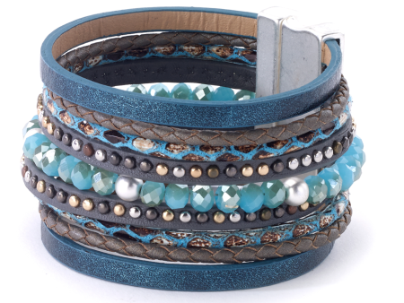 Turquoise Leather Cuff Supply