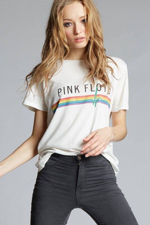 Recycled Karma Pink Floyd Rainbow Crossback Tee For Discount