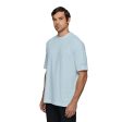 Moresto Blue T-shirt Oversize Cheap