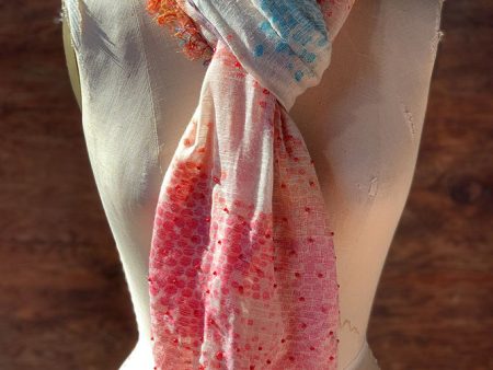 Dolma Cotton Beaded Scarf in Multi Supply