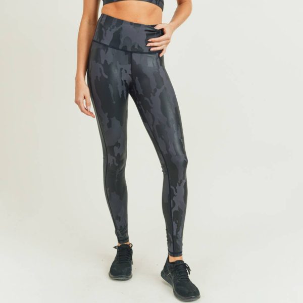 Mono B Camo Foil Highwaist Leggings Discount