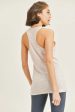 Mono B Essential Longline Athleisure Muscle Top on Sale