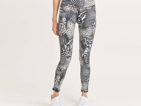 Mono B Safari Print Highwaist Leggings Cheap