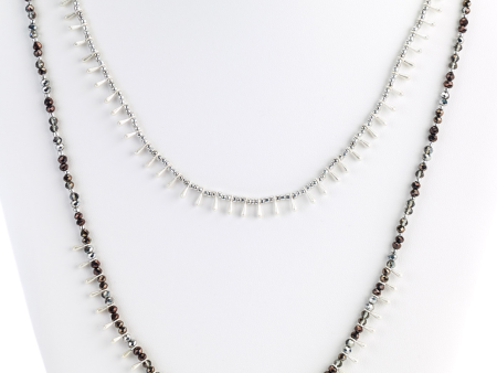 Delicate Teardrops Layered Necklace Discount