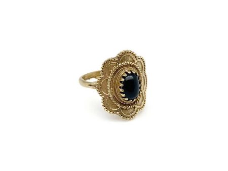 Anju Onyx Tanvi Adjustable Ring Online now