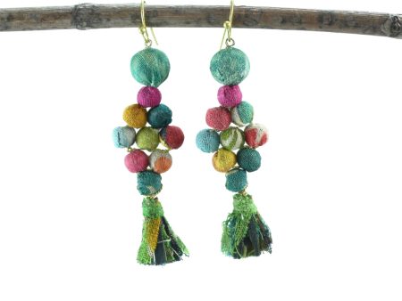 Kantha Frayed Diamond Earrings Online Hot Sale