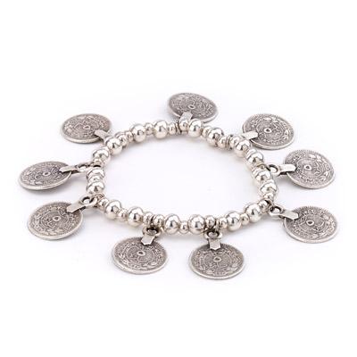 Vintage Turkish Coins Stretch Bracelet Supply