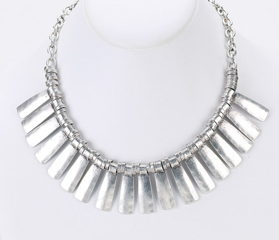 Multi Drop Shield Statement Necklace Online Sale