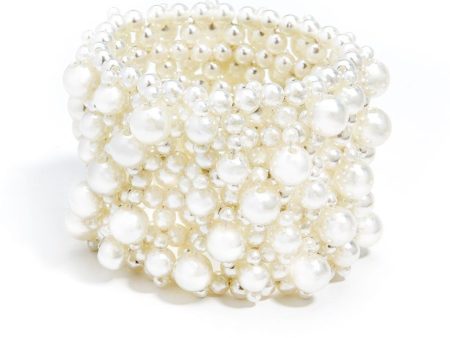 Zenzii Pearl Cluster Cuff For Cheap