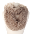 Fluffy Faux Fur Infinity Scarf Hot on Sale