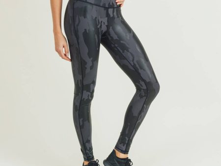 Mono B Camo Foil Highwaist Leggings Discount