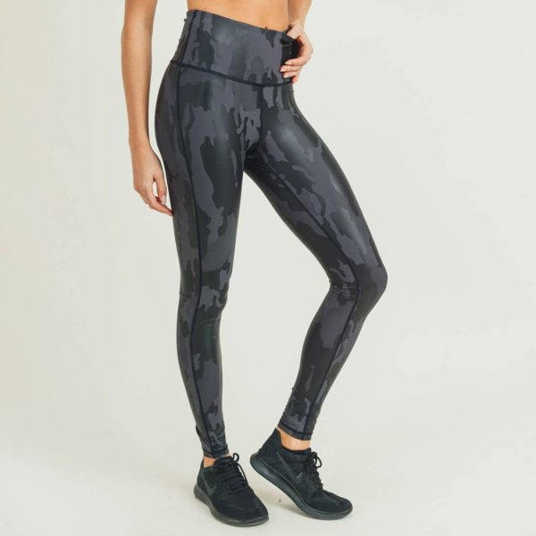 Mono B Camo Foil Highwaist Leggings Discount